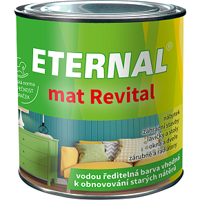 Eternal mat Revital barva k obnovování starých nátěrů, RAL 7016 antracit, 350 g