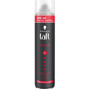 Taft lak na vlasy Power Mega, fixace 5, 400 ml Taft lak na vlasy Power Mega, fixace 5, 400 ml