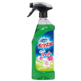 Krystal Olejový osvěžovač k provonění WC, koupelen a veřejných prostor rozprašovač s originálním parfémem zelený 750 ml