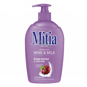 Mitia Wine & Milk tekuté mýdlo dávkovač 500 ml