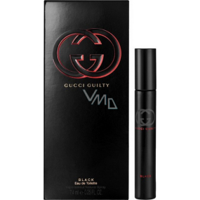 Gucci Guilty Black toaletní voda pro ženy 7,4 ml v dárkovém balení