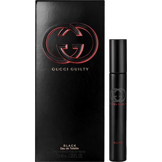 Gucci Guilty Black toaletní voda pro ženy 7,4 ml v dárkovém balení