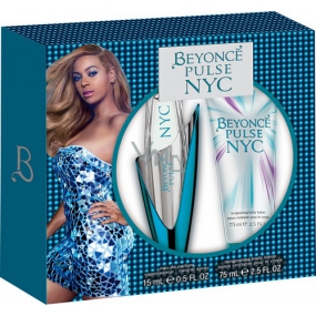 Beyoncé Pulse NYC parfémovaná voda 15 ml + tělové mléko 75 ml, dárková sada