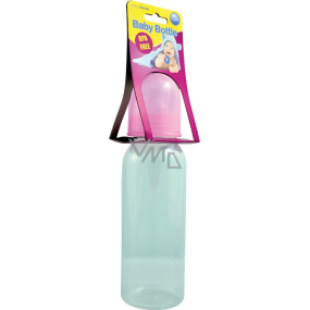 Pretty Cherubs Bpa Free kojenecká láhev se silikonovým dudlíkem různé barvy 250 ml