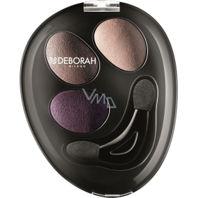 Deborah Milano Trio Hi-Tech Eyeshadow oční stíny 05 Rose Elegance 4,2 g