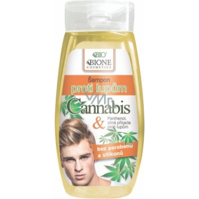 Bione Cosmetics for Men Cannabis Q10 šampon na vlasy proti lupům 250 ml