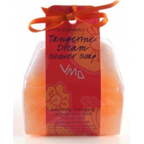 Bomb Cosmetics Mandarinkové sny - Tangerine Dream sprchové masážní mýdlo 140 g