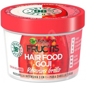 Garnier Fructis Goji Hair Food maska navracející lesk barveným vlasům 390 ml