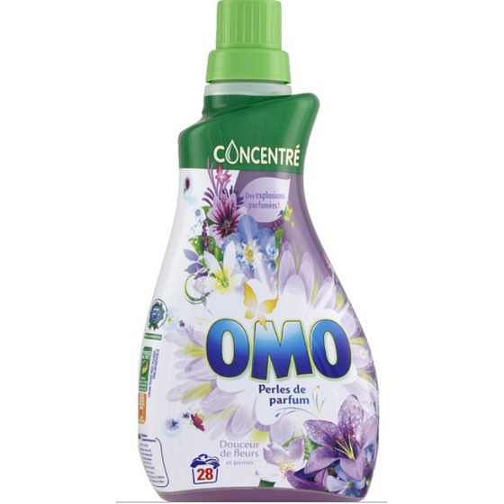 Omo Perles de Parfum Douceur de Fleurs et Jasmin univerzální gel na praní 26 dávek 1 l
