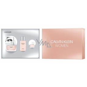 Calvin Klein Woman parfémovaná voda pro ženy 50 ml + parfémovaná voda 5 ml + tělové mléko 100 ml, dárková sada