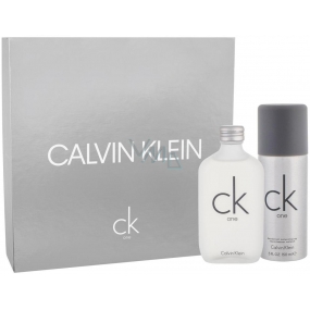 Calvin Klein One toaletní voda unisex 100 ml + deodorant sprej 150 ml, dárková sada