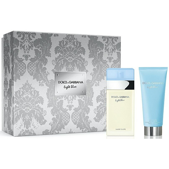 Dolce & Gabbana Light Blue toaletní voda pro ženy 50 ml + tělový krém 100 ml, dárková sada 2018