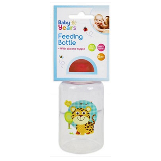 First Steps Safari 0+ kojenecká láhev Gepard oranžový 150 ml