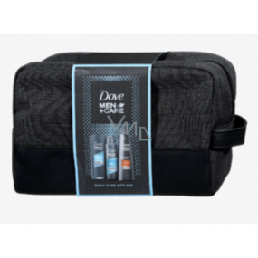 Dove Men + Care Clean Comfort sprchový gel 250 ml + antiperspirant deodorant sprej 150 ml + šampon na vlasy 250 ml + etue, kosmetická sada