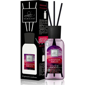 Lady Venezia Lavanda Arles - Levandulová pole aroma difuzér s tyčinkami pro postupné uvolňování vůně 50 ml