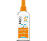 Lirene SC SPF50 Opalovací tělové mléko ve spreji s vanilkovou vůní pro děti 150 ml