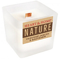 Heart & Home Nature Červené jablko s badyánem vonná svíčka velká sklo, doba hoření až 40 hodin 210 g