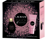 La Rive Touch of Woman parfémovaná voda 90 ml + sprchový gel 100 ml, dárková sada pro ženy