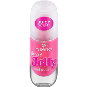 Essence Glossy Jelly lak na nehty s vůní a vysokým leskem 04 Bonbon Babe 8 ml