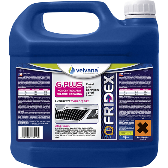 Fridex G plus, chladicí kapalina, 3 l