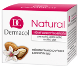 Dermacol Natural Výživný mandlový denní krém 50 ml pro suchou a citlivou pleť