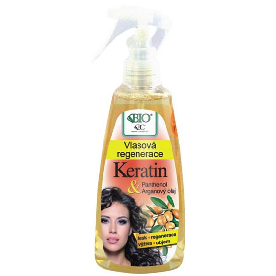 Bione Cosmetics Keratin & Arganový olej vlasová regenerace 260 ml