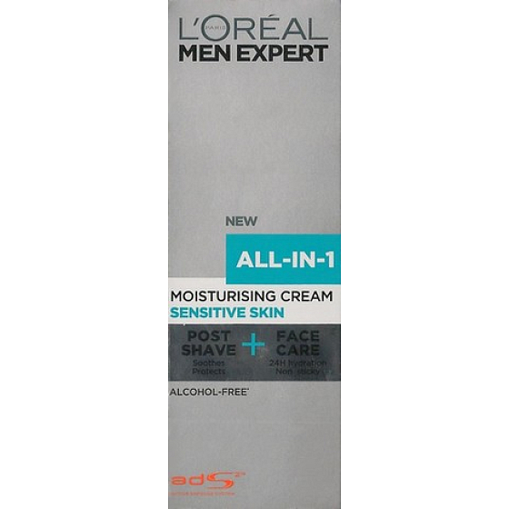 Loreal Paris Men Expert All-in-1 hydratační krém pro citlivou pleť 75 ml