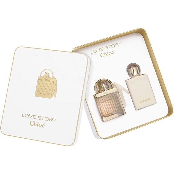 Chloé Love Story parfémovaná voda 50 ml + tělové mléko 100 ml, dárková sada