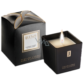 jFenzi Lili Ardagio Sojová vonná svíčka s vůní parfému Giorgio Armani Si Intense Ručně vyrobena černá 200 g