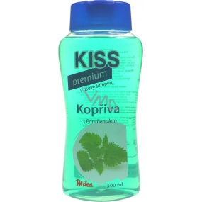 Mika Kiss Premium Kopřiva šampon na vlasy s Panthenolem 500 ml