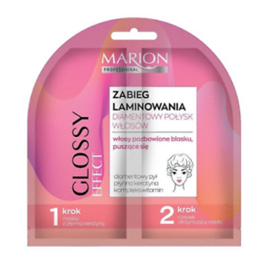 Marion Laminating mask laminovací maska na vlasy pro diamantový lesk 2 x 10 ml