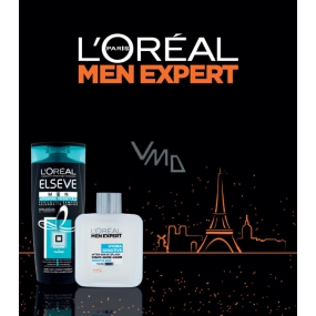 Loreal Paris Elseve Men Arginine Resist X3 posilující šampon pro muže 250 ml + Men Expert Hydra Sensitive voda po holení pro citlivou pleť 100 ml, kosmetická sada pro muže