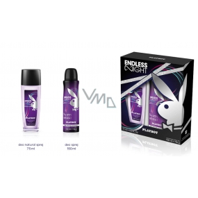 Playboy Endless Night for Her parfémovaný deodorant sklo 75 ml + deodorant sprej 150 ml, kosmetická sada