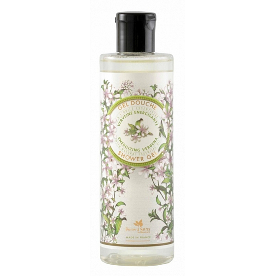 Panier des Sens Verbena povzbuzující sprchový gel obohacen o tonizační verbenový esenciální olej 250 ml