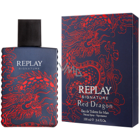 Replay Signature Red Dragon toaletní voda pro muže 100 ml