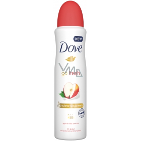 Dove Go Fresh Jablko & Bílý čaj antiperspirant deodorant sprej s 48hodinovým účinkem pro ženy 150 ml