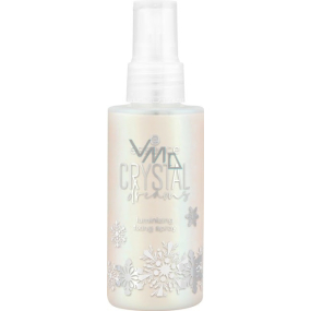 Essence Crystal Dreams třpytivý fixační sprej na make-up 01 Lightening Spritz 75 ml