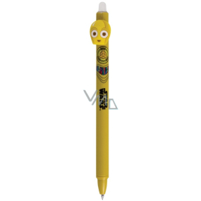 Colorino Gumovatelné pero Star Wars žluté, modrá náplň 0,5 mm