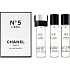 Chanel No.5 L Eau toaletní voda náhradní náplň pro ženy 3 x 20 ml