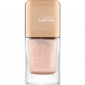 Catrice More Than Nude Translucent Effect lak na nehty s průsvitným efektem 02 Glitter Is In The Answer 10,5 ml