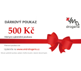 Dárkový poukaz elektronicky na nákup zboží na e-shopu v hodnotě 500 Kč