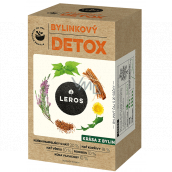 Leros Bylinkový Detox bylinný čaj k detoxikaci vašeho organismu 20 x 1,5 g