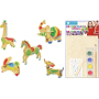 Puzzle dřevěné zvířátka Pes 20 x 15 cm