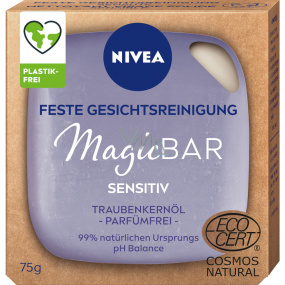 Nivea MagicBar čisticí pleťové mýdlo s olejem z hroznových jadérek pro citlivou pleť 75 g