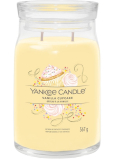 Yankee Candle Vanilla Cupcake - Vanilkový košíček vonná svíčka Signature velká sklo 2 knoty 567 g