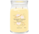 Yankee Candle Vanilla Cupcake - Vanilkový košíček vonná svíčka Signature velká sklo 2 knoty 567 g