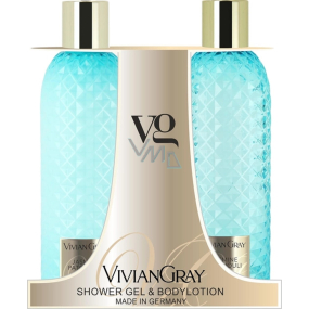 Vivian Gray Jasmín a Patchouli luxusní sprchový gel 300 ml + luxusní tělové mléko 300 ml, kosmetická sada