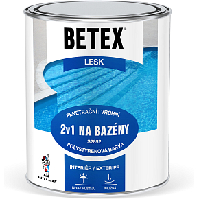 Betex s2852 2v1 základní i vrchní barva na bazény 0440 tmavě modrá, 1 kg Betex s2852 2v1 základní i vrchní barva na bazény 0440 tmavě modrá, 1 kg