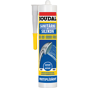 Soudal sanitární silikon, bílý, 280 ml Soudal sanitární silikon, bílý, 280 ml