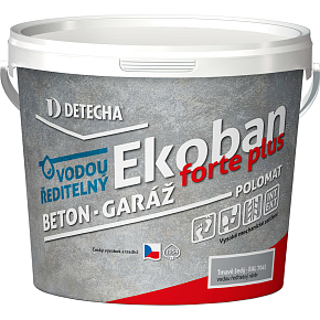 Detecha Ekoban Forte Plus barva na dřevo i beton, RAL 7045 tmavě šedý, 5 kg Detecha Ekoban Forte Plus barva na dřevo i beton, RAL 7045 tmavě šedý, 5 kg